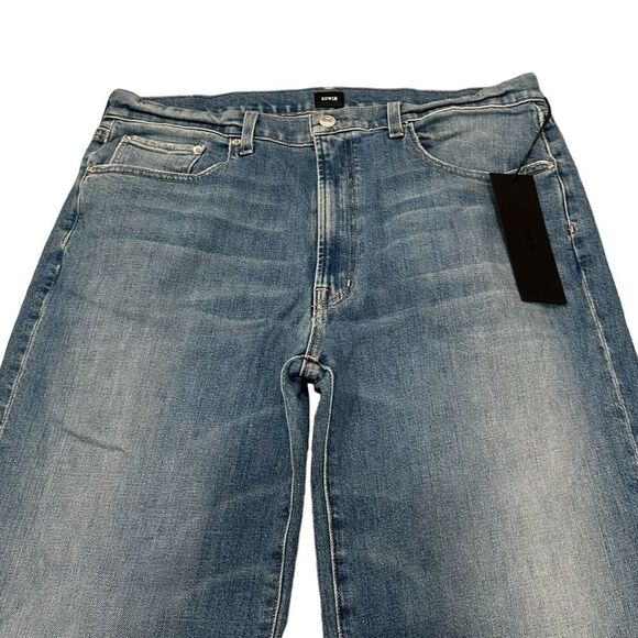 NWT Edwin Anthropologie Marli Ankle Bliss Wide Leg Light Blue Hi Waist Mom Jean - Picture 9 of 10